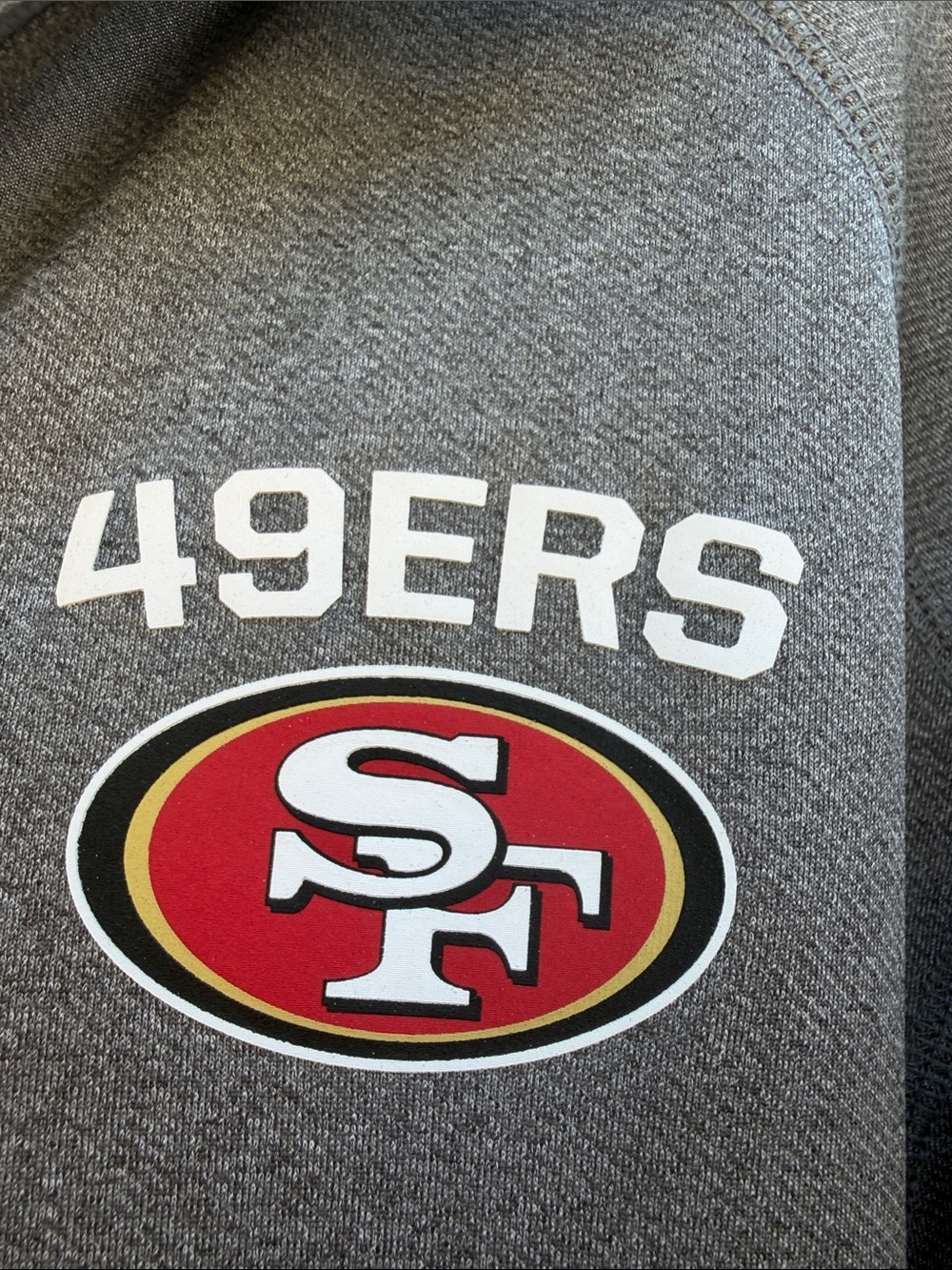 Magestic Women's Grey SF 49ers Count the Wins Therma Base Full Zip Jacket Size L - Picture 3 of 8